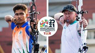 Mohit v Sergey Khristich – compound men's bronze | Dhaka 2021 Asian Archery Championships