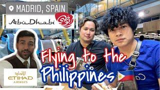 MADRID- ABU DHABI FLIGHT | FLIGHT TO THE PHILIPPINES | ETIHAD AIRLINES | HOLA AMIGO