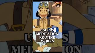 Usopp's meditation works, just not for Usopp. #manga #anime #meditation #onepiece