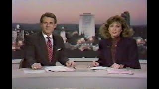 KTUL TV News 8 at 10pm Partial Show Tulsa November 28, 1990