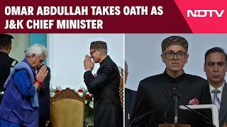 Omar Abdullah News | Omar Abdullah Takes Oath As J&K Chief Minister