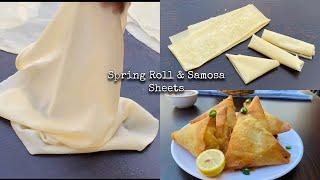 Homemade Samosa & Roll Sheets by Tastemade World (Make & Freeze) | Samosa Roll Patti (Ramadan Recipe