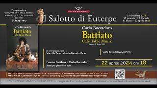 Il Salotto di Euterpe - Battiato Cafè Table Musik