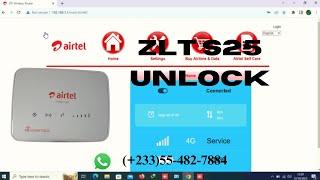 How To Unlock Airtel ZLT S25  100% By SucessTech