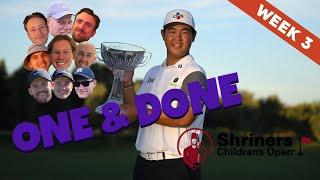 One and Done 2022/23 Week 3 - Shriners Children's Open