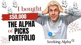 I bought $50,000 of the Alpha Picks Portfolio - How and why - it beats $SPY and the top 2 stocks