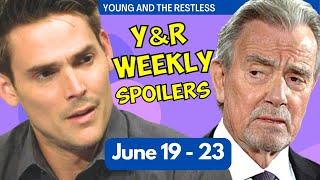 Young and the Restless Weekly Spoilers: June 19th-23rd, 2023 #yr