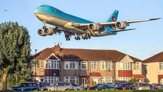 ️ 100 BIG PLANE TAKEOFFS and LANDINGS from UP CLOSE  London Heathrow Plane Spotting [LHR/EGLL]