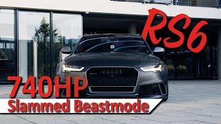 RS6 740HP Bagged  incredible Exhaust Sound  [4K] - Thrillhouse Media