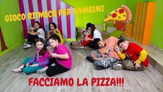 Gioco ritmico per bambini dell'infanzia e della primaria - "Facciamo la pizza"-gruppo e condivisione