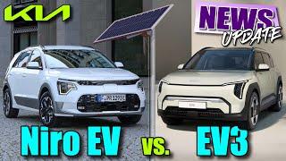 Kia Niro EV vs. Kia EV3 - Reichweite AC/DC Ladeleistung Preise Vergleich Review Infos Daten deutsch