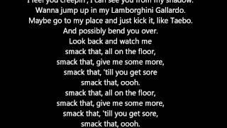 Akon ft. Eminem - Smack That (lyrics)