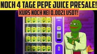 Pepe Juice - noch 4 Tage im Presale