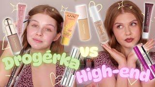 JE LEPŠIA DROGÉRKA ALEBO HIGH-END?  SÚ TOTO DUPES? 🩵(Rare Beauty, NYX cosmetics, Haus Labs,Essence)