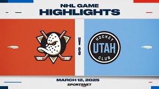 NHL Highlights | Ducks vs. Hockey Club - March 12, 2025