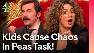 Rose Matafeo & Mike Wozniak cause CHAOS with peas! | Junior Taskmaster | Channel 4 Entertainment