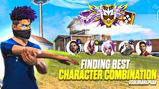 Finding Best Character Combination For Br Rank Grandmaster | Br Rank Push Tips and Tricks