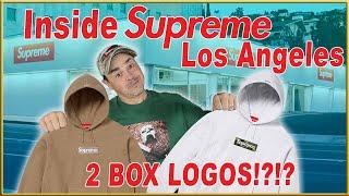 SUPREME LA STORE ON BOX LOGO DAY!