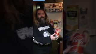 Max Cavalera is addicted to Coca-Cola! #maxcavalera #sepultura #digitaltourbus #cocacola #tourbus