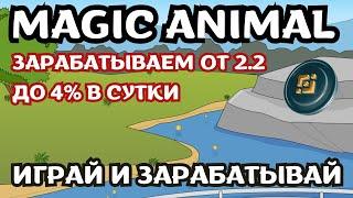 Magic Animal - Обзор игры на смарт контракте. Заработок в интернете 2024