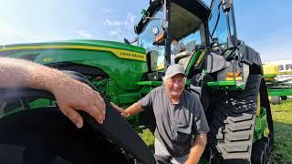 Larson Farms Planting Tractor at Farm Fest