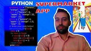 A DAY IN SUPERMARKET WITH PYTHON. LIVE CODING WITH ENGR. ZIA