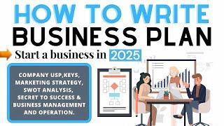 How to Write a Detailed Business Plan to Start a Business in 2025