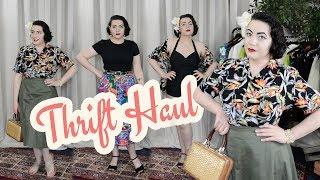 THRIFT HAUL - Styling My Retro Finds Vintage