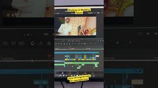 Wedding Teaser in Davinci Resolve JOB Time - BTS #DavinciResolve