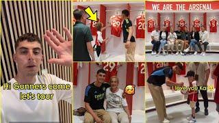 Kai HAVERTZ shocked after touring Emirates[stadium] with families GUNNERS!!