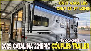 2025 Catalina 221 EPIC Travel Trailer by Coachmen RVs at Couchs RV Nation Camper Tour 221epic