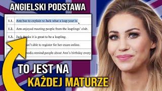 Matura z angielskiego - POWTÓRKA! Omówienie arkusza z 2019  MATURA PODSTAWOWA | Aleksandra Bacańska