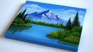 Acrylic Painting for Beginners: A Step-by-Step Landscape Painting Tutorial for Beginners on Canvas