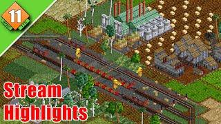 Fantastic Network Efficiency - Highlights -  OpenTTD Let's Play S11  E2