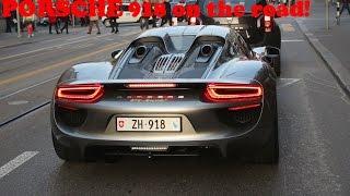 Extremly rare Porsche 918 Spyder on the road!!