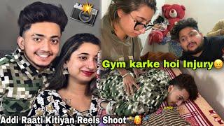 Addi Raati Mai Gya Angel Ghar Reels Bnan || Gym Karke Hoi Injury‼️ | Funny Vlog | Mayank Vlogs