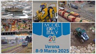 Model Expo Italy 2025 Verona 8-9 Marzo  (20°Anniversario) Giro completo della fiera