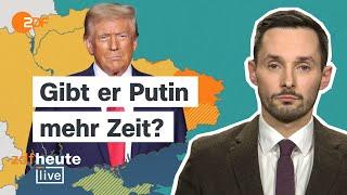 Ukraine-Krieg: Was sich unter Trump als US-Präsident ändert | Militäranalyst bei ZDFheute live