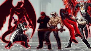 [KOF Mugen] Yagami AD LV 2 Vs Ultimate Bosses Dark Rugal Soul Team