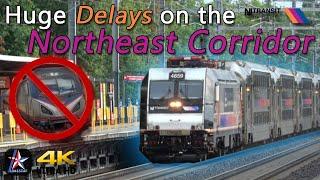 Huge Delays on the Northeast Corridor! A Hot Swap to NJT back to New York Penn! | NJT | NYC