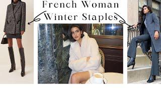 What French Women Wear In Winter | Elegant Women Fall & Winter Outfits Ideas 2022