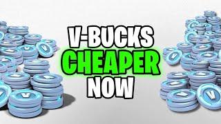 Fortnite V-Bucks Prices Are CHEAPER Now For A LIMITED TIME‼️