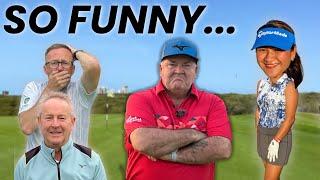 GOLFER'S Shocking Collapse Against LADY GOLFER!