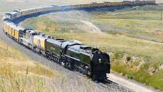 UP 844 Steam Train Very Loud!