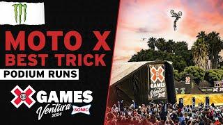 Monster Energy Moto X Best Trick: Top 3 Runs | X Games Ventura 2024