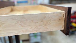 How I Build Through Domino Tenon Drawers for Undermount Slides