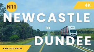 Driving from Newcastle to Dundee | KwaZulu Natal | South Africa|