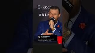 When Conor McGregor spoke about Ali Abdelaziz tweeting for fighters