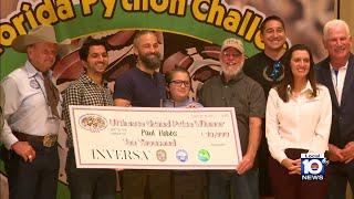 Champion crowned in 2023 Florida Python Challenge