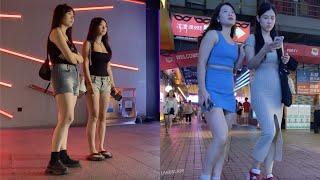 简约的装扮，极度考验身材与颜值，中国姑娘越来越优秀了！  girls are so nice [4K walk #guangzhou  ] - #chinatravel  (Jan. 1 2025)